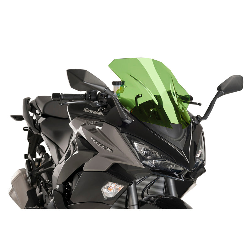 PUIG Z-RACING SCREEN KAWASAKI Z1000SX 17-18'' C/GREEN 9408V