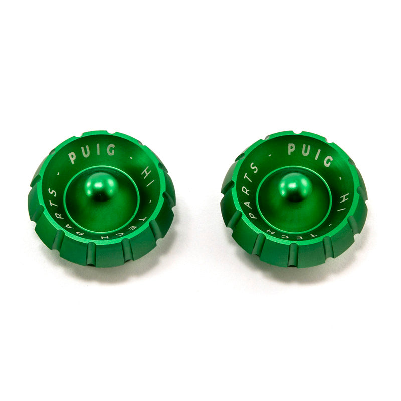 PUIG CAP BAR END MOD. THRUSTER UNIVERSAL C/GREEN 9420V