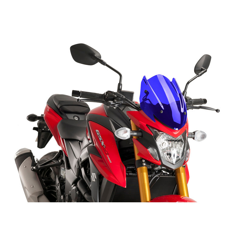 PUIG WINDS. N.G. SPORT SUZUKI GSX-S750 17-18'' C/BLUE 9435A