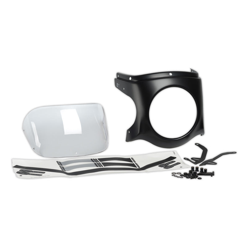 PUIG SEMIFAIRING C/BLACK DIAM.180MM WINDSHIELD C/CLEAR 9554W