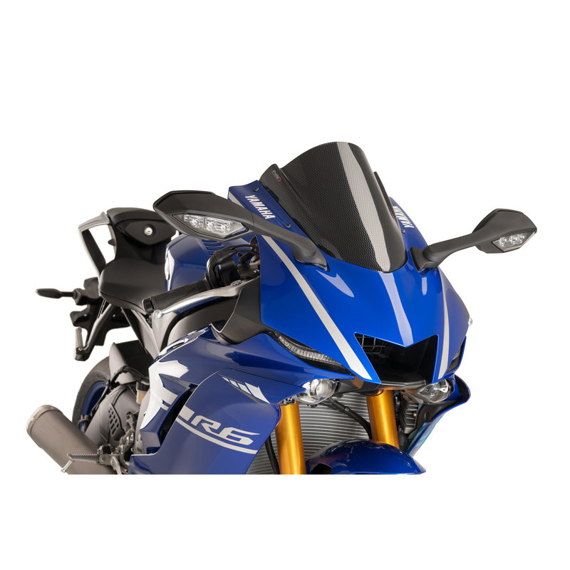 PUIG Z-RACING SCREEN YAMAHA YZF-R6 17-18' C/CARBON 9723C