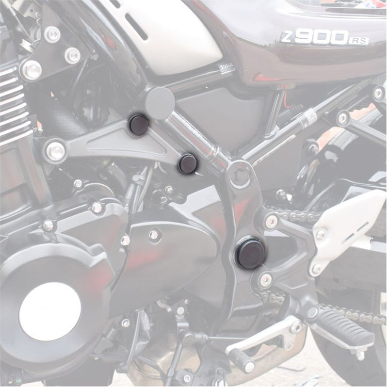 PUIG BLACK CHASSIS PLUGS KAW Z900RS SE 22-24 9778N
