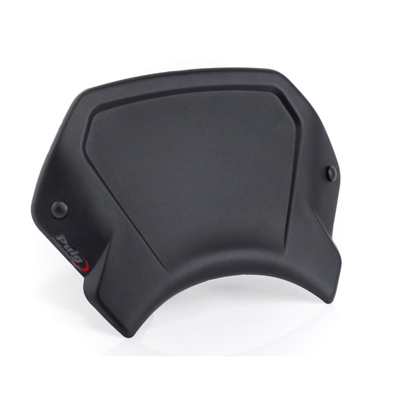 PUIG ALUM FR PLATE DUC SCRAMBLER BLACK 9800N