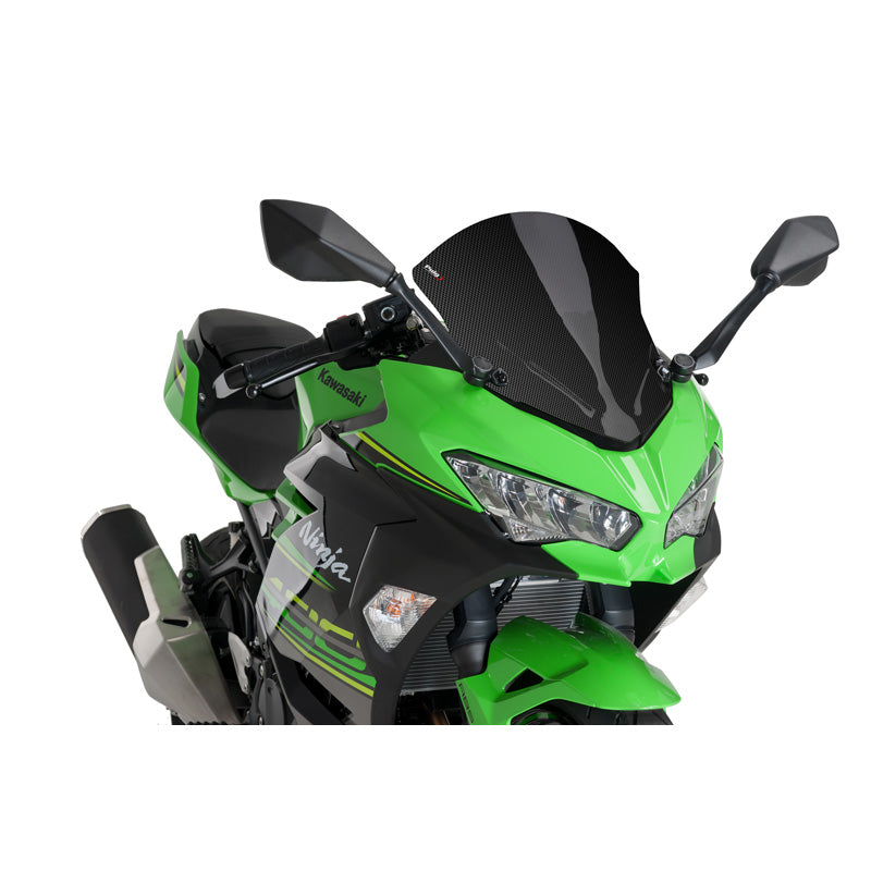 PUIG RACING WS NINJA 400 18 CARBON LOOK 9976C