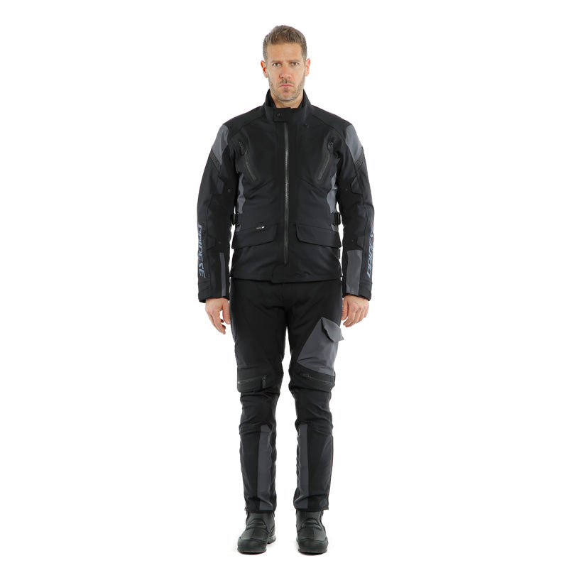 DAINESE TONALE D-DRY JACKET BLACK/EBONY/BLACK 1654618-66C-56