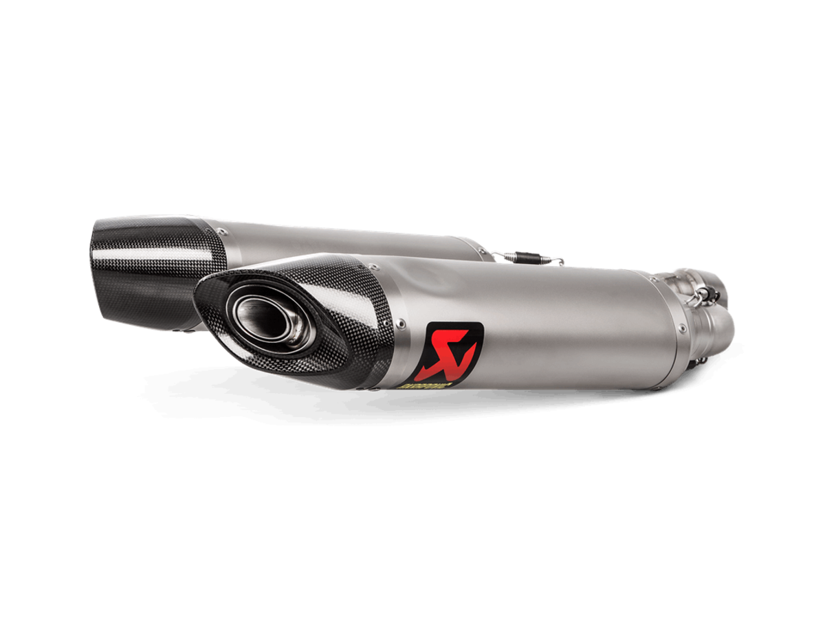 AKRAPOVIC SHIVER 900 17-20 TITANIUM SLIP-ON S-A9SO1-HDT/1