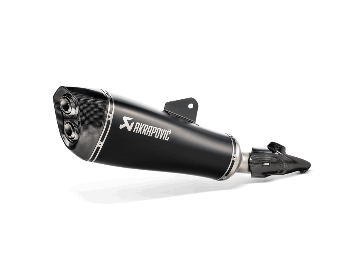 AKRAPOVIC R1250R/RS 19-23 TITANIUM SLIP-ON BLK S-B12SO22-HALAGTBL