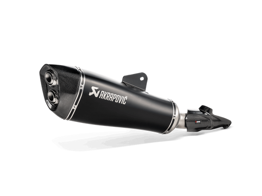 AKRAPOVIC R1250R/RS 19-23 TITANIUM SLIP-ON BLK S-B12SO22-HALAGTBL