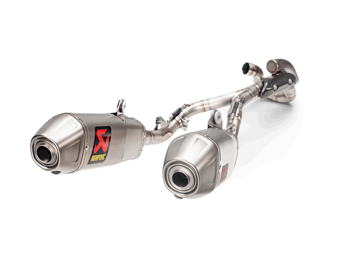 AKRAPOVIC CRF450R/RX 17-19 TITANIUM RACE LINE S-H4MR16-CIQTA