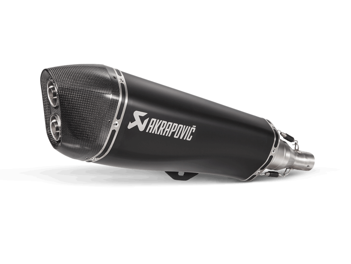 AKRAPOVIC MP3 500/500 LT / HPE 08-20 SS SLIP-ON S-PI5SO1-HRAASSBL