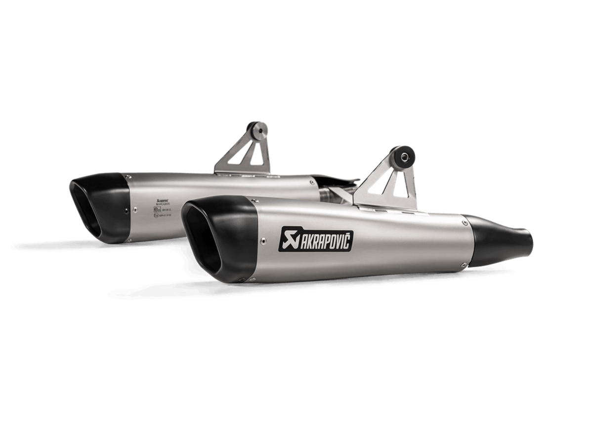 AKRAPOVIC BONNEVILLE T100 17-20 TITANIUM SLIP-ON S-T12SO4-HCQT