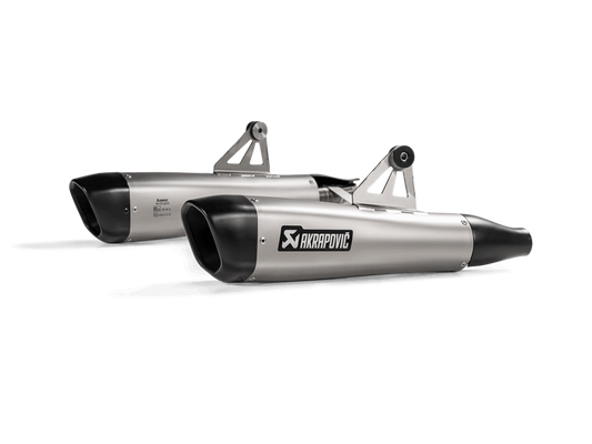 AKRAPOVIC BONNEVILLE T100 17-20 TITANIUM SLIP-ON S-T12SO4-HCQT