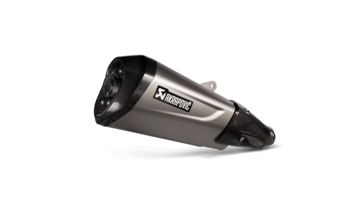 AKRAPOVIC GTS300 2021 SS SLIP-ON CF TIP S-VE3SO11-ZDFSS