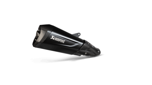 AKRAPOVIC GTS300 2021 SS BLACK SLIP-ON CF TIP S-VE3SO10-HZDFBL