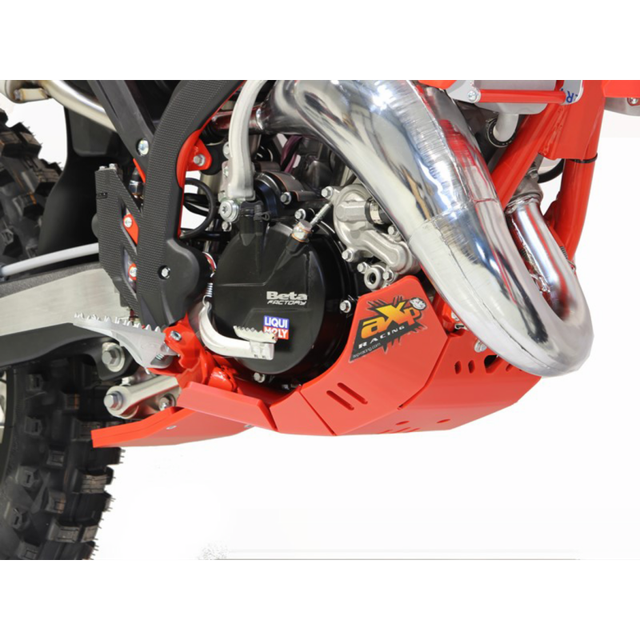 AXP RACING XTR SKIDPLATE 8MM BETA 125-200RR RED AX1686
