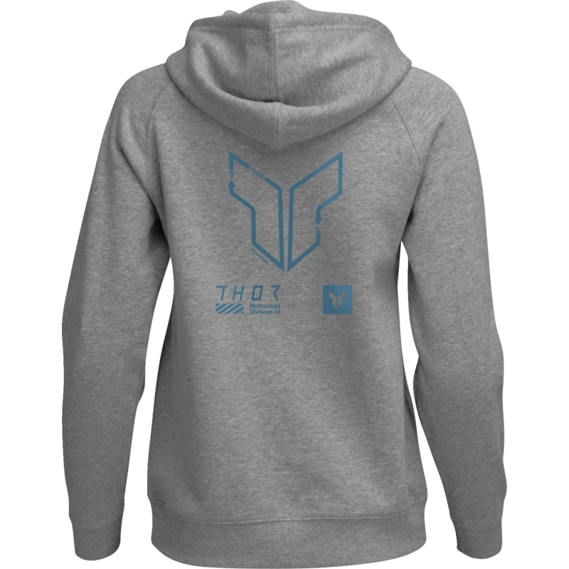 THOR HOODIE WOM TRAX HTR GY L 3051-1242