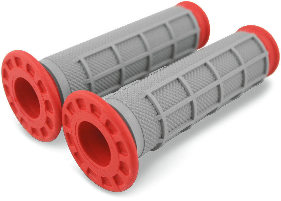 RENTHAL ATV DUAL COMP 1/2 WAFFLE GRIP RED RENTHAL G169