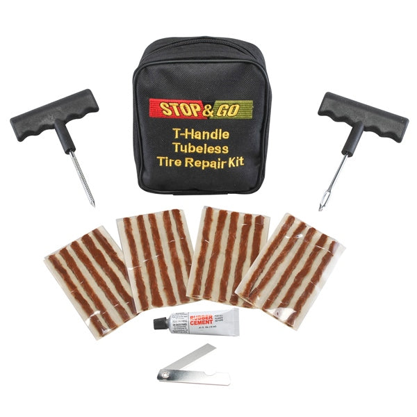 STOP & GO TIRE REPAIR KIT TUBELESS T-HANDLE 1020