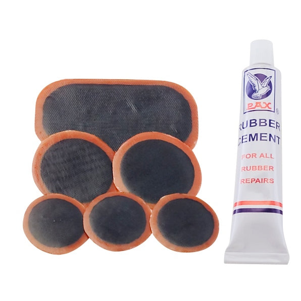 STOP & GO PATCHES (6) TUBE-TYPE 3 SIZES W/CEMENT 3003