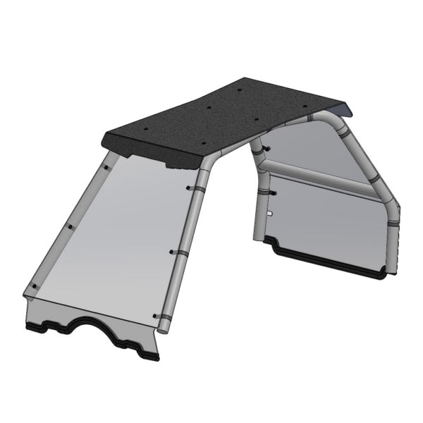DIRECTION 2 WINDSHIELD FT/RR & ROOF KIT POL YACE2004