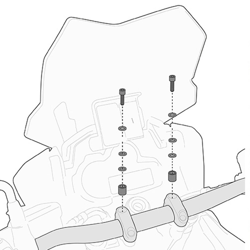 KAPPA KS900A MOUNTING KIT 01SKITK