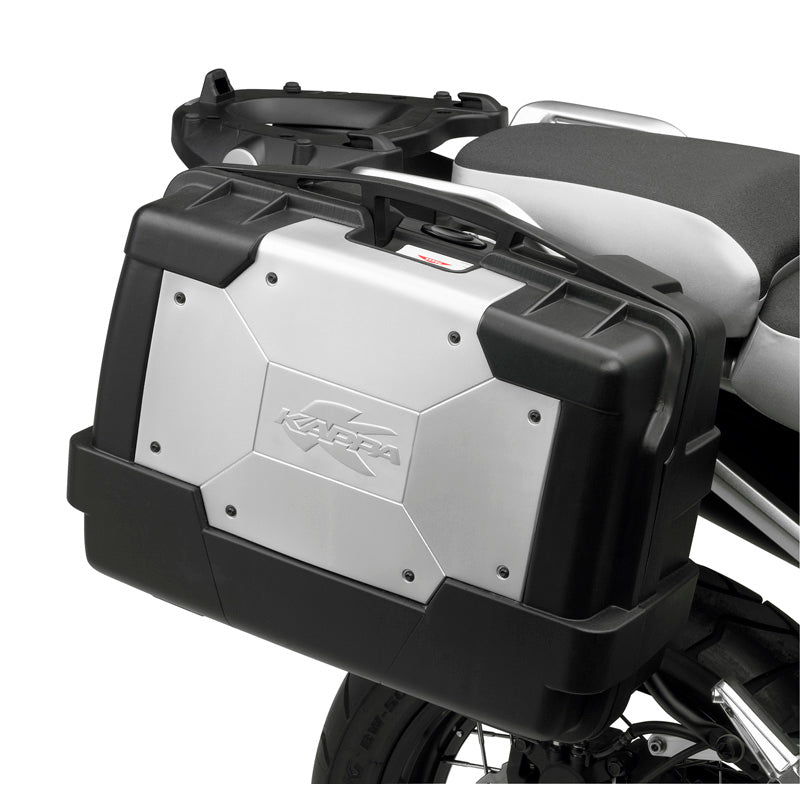 KAPPA TOP-CASE 46 LITRES KGR46 MONOKEY BLK/ALUMINIUM KGR46