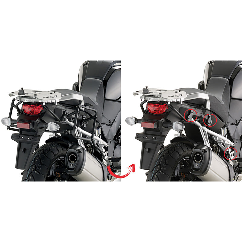 KAPPA TUBULAR SIDECASES HOLDER SUZUKI DL1000 2014 KLR3105