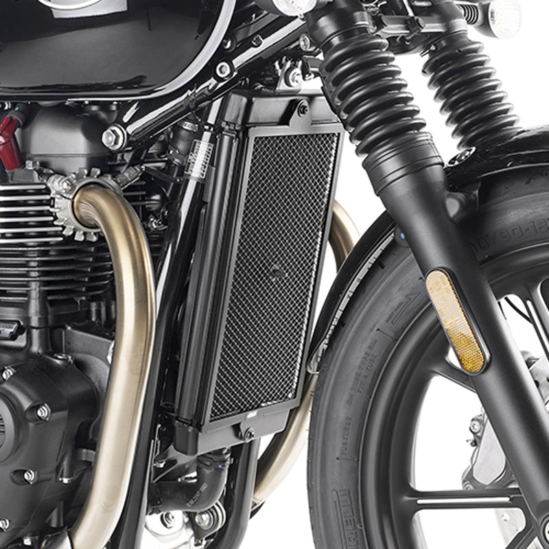 KAPPA RADIATOR GUARD BLACK STREET TWIN/BONNEVILLE KPR6407