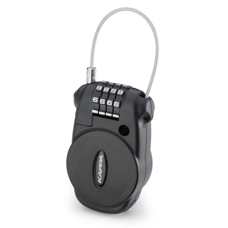 KAPPA KS220 LOCK WITH RETRACTABLE WIRE KS220