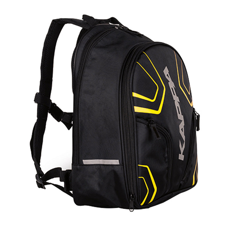 KAPPA PACKSACK LH210 16-20 LITRES BLACK/YELLOW LH210YL
