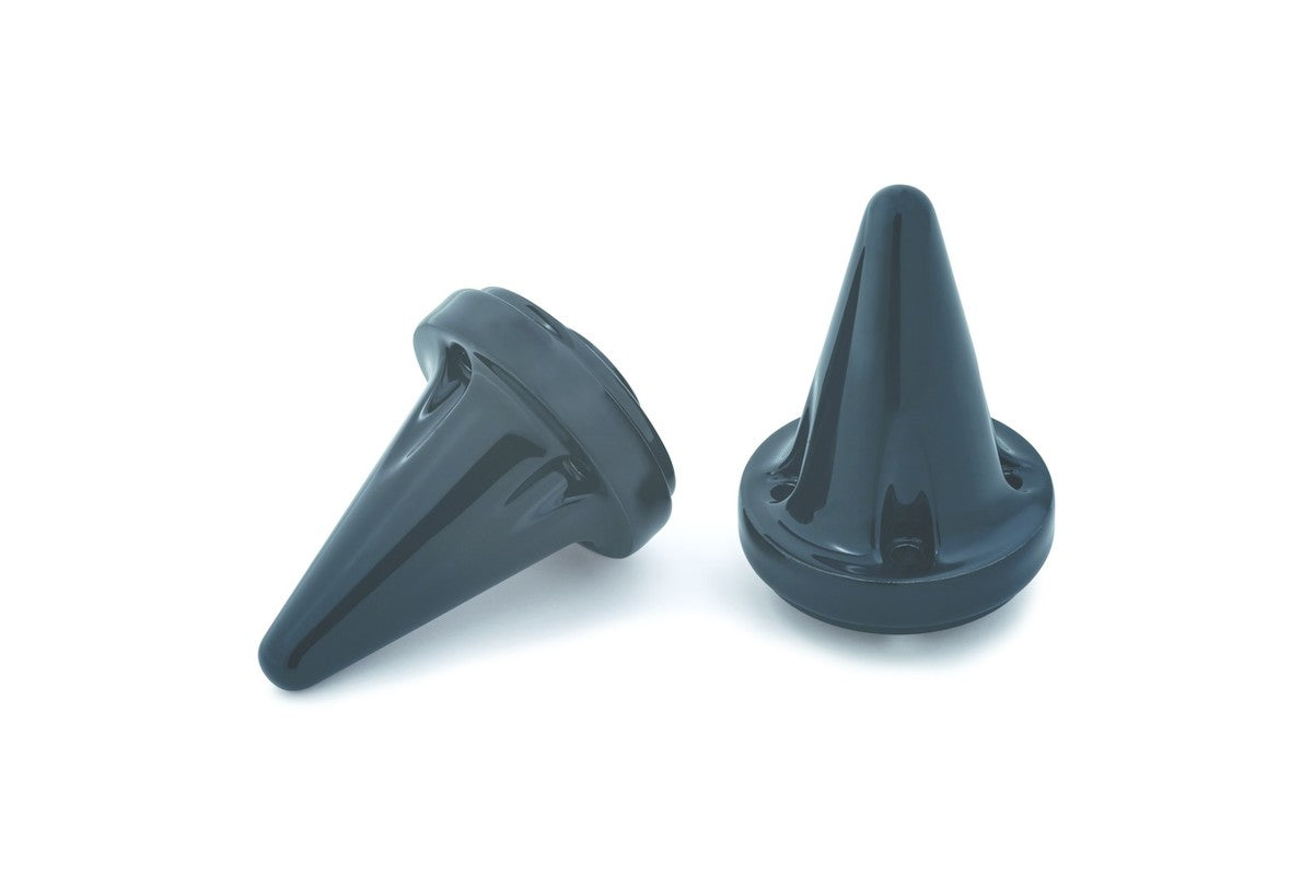 KURYAKYN STILETTO END CAPS FOR GRIPS, GLOSS BLACK PN 6359 KUR6359