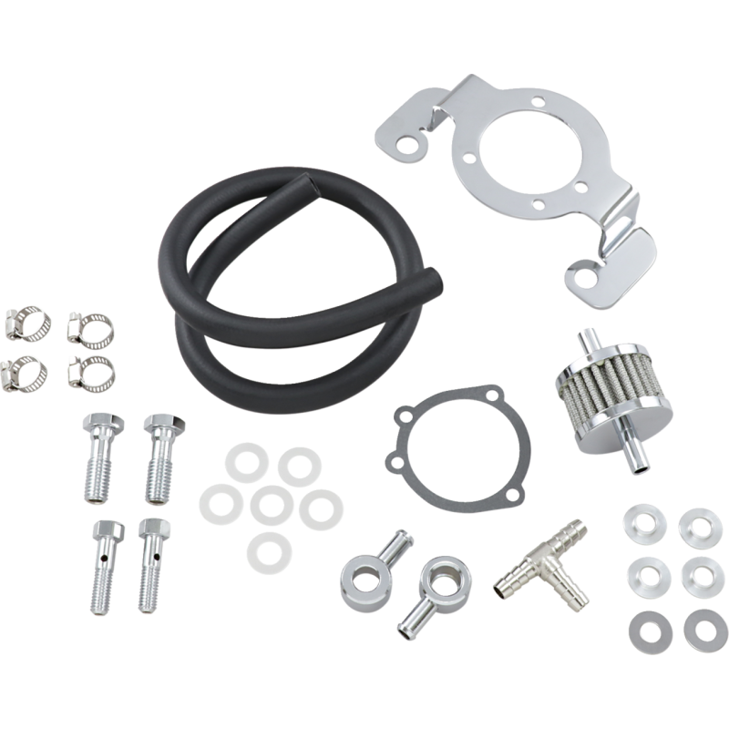 DRAG SPECIALTIES 93-17 B/T BREATHER/SUPPORT BRKT KIT DS-289082