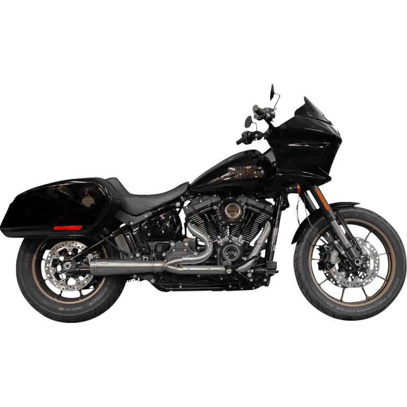 TRASK 2-INTO-1 ASSAULT EXHAUST SYSTEM - NATURAL W/ BAGS TM-5053