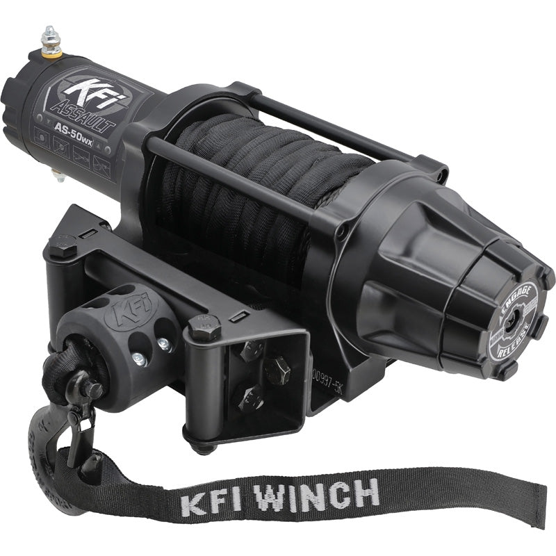 ASSAULT 5000LB KFI WINCH WIDE (50' SYNTHETIC CABLE AS-50WX