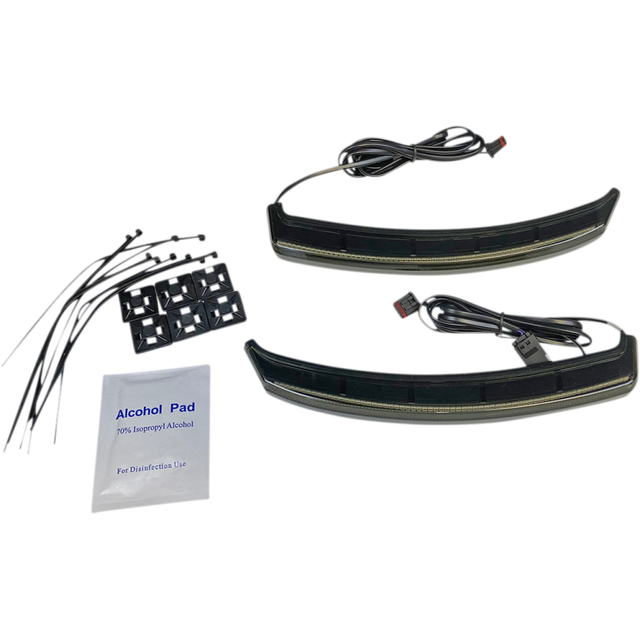 CUSTOM DYNAMICS LIGHT BAGZ SMKLENS INDIAN INDBAG-SWN-S