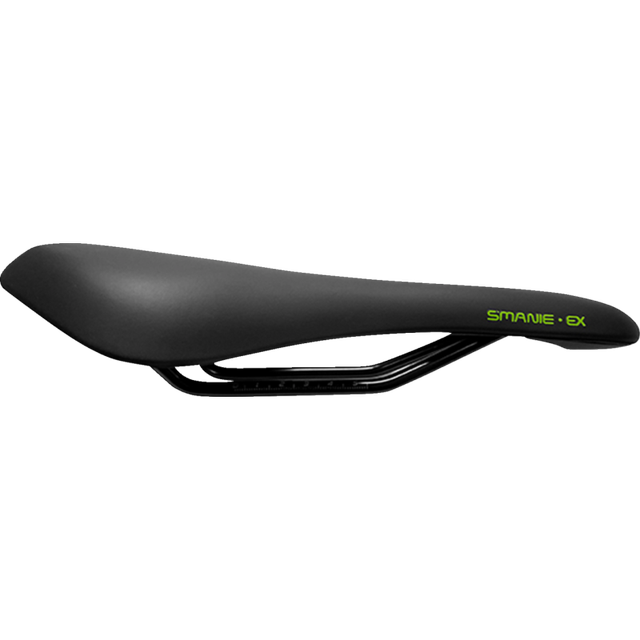 SMANIE SEATS EXPLORER SADDLE BLK/GRN STEEL RAIL A0014100080