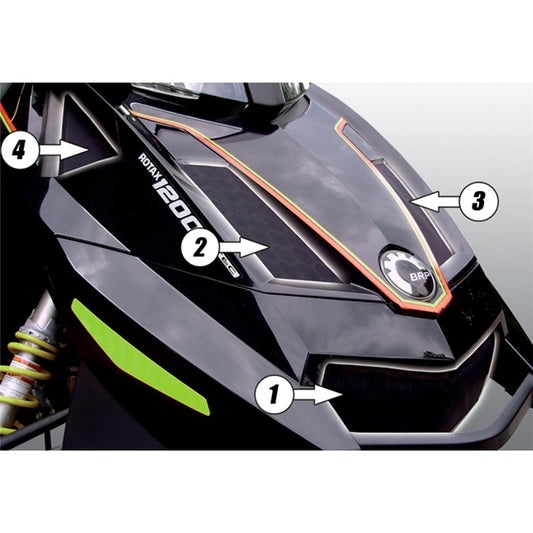 FROGZSKIN NOSE VENT KIT (4PC) BRP FROGZSKIN F0108