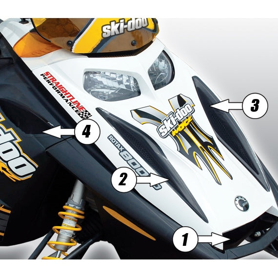 FROGZSKIN HOOD VENT KIT (4PC) BRP FROGZSKIN F0102