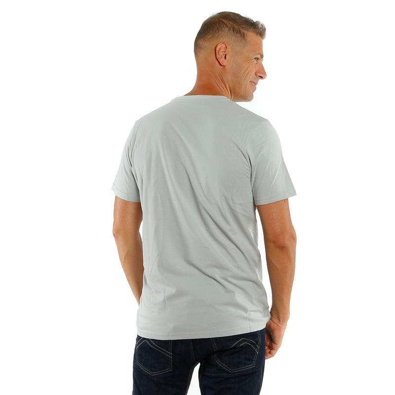 DAINESE PADDOCK TRACK T-SHIRT GLACIER-GRAY/WHITE 1896807-73F-XXL