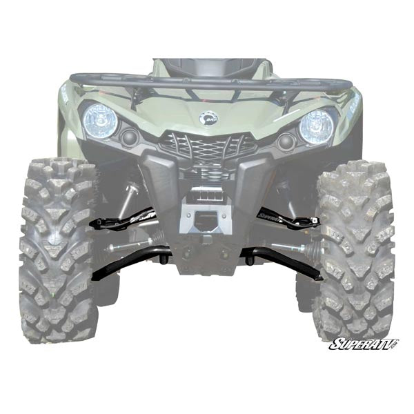SUPERATV HIGH-CLEARANCE 1.5" FORWARD OFFSET A-ARMS W/ HEAVY DUTY JOINTS CAN-AM AA-CA-GEN2-1.5HCBH02