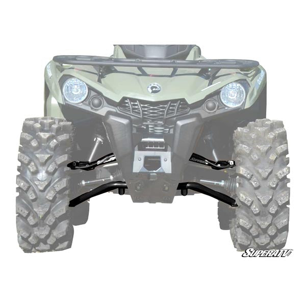 SUPERATV HIGH-CLEARANCE 1.5" FORWARD OFFSET A-ARMS W/ SUPER DUTY JOINTS CAN-AM AACAGEN21.5HCBSD02