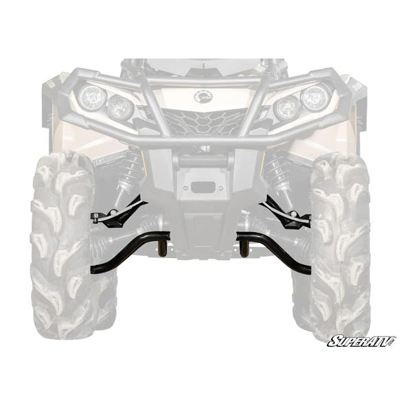 SUPERATV HIGH-CLEARANCE 2" FORWARD OFFSET A-ARMS W/ KELLER PER. BALL JOINTS CAN-AM AA-CA-GEN2-OHC-BK-02