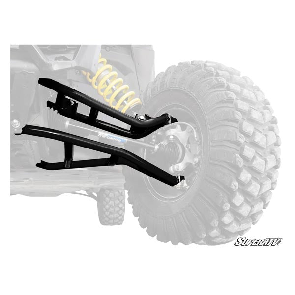 SUPERATV HIGH-CLEARANCE A-ARMS W/ BLACK STANDARD DUTY BALL JOINTS CAN-AM AA-CA-X3-002-TUBSD02
