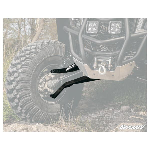 SUPERATV SIDEWINDER A-ARMS - BLACK W/ SUPER DUTY BALL JOINTS CAN-AM AA-CA-X3-1.5-WCBSD02