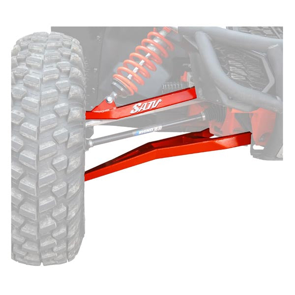 SUPERATV SIDEWINDER A-ARMS - RED CAN-AM AA-CA-X3XRS-1.5-14