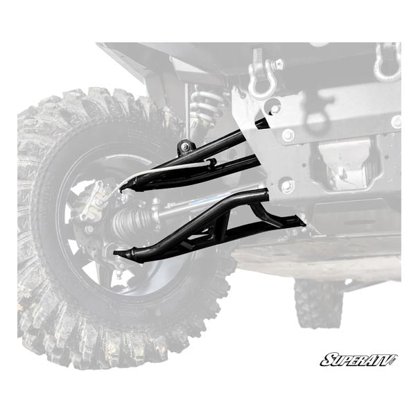 SUPERATV HIGH-CLEARANCE FORWARD OFFSET A-ARMS W/ KELLER PERF. BALL JOINTS POLARIS AA-P-RAN1KOHC005BK02