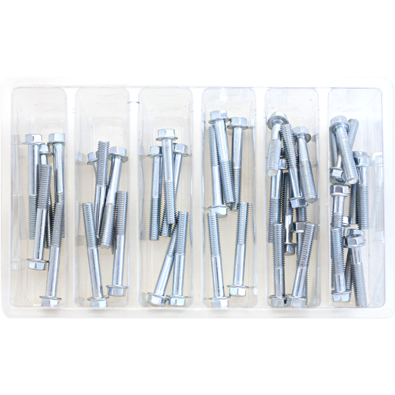 BOLT M6 8MM HEX FLANGE BOLT ASSORTMENT 2 (KT) SV-M6HEXF-2