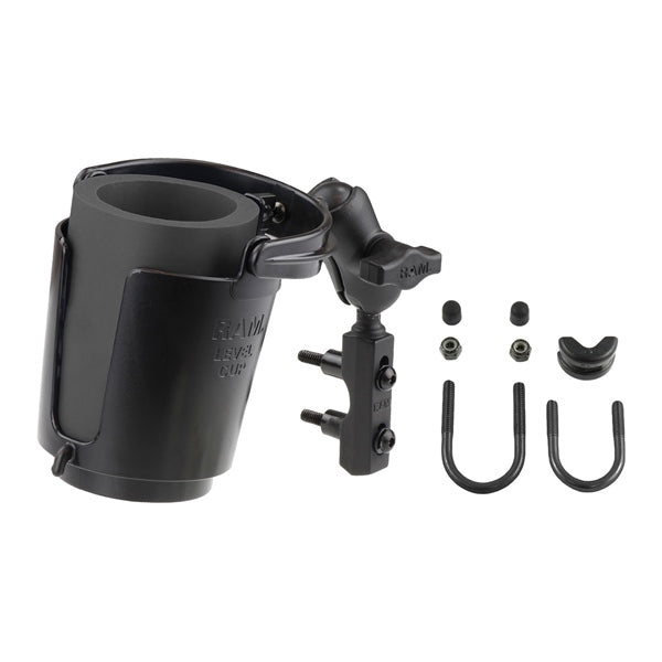 RAM MOUNTS MOUNT HOLDER CUP CLUTCH/BRAKE W/U-BOLT RAM-B-174-A-132