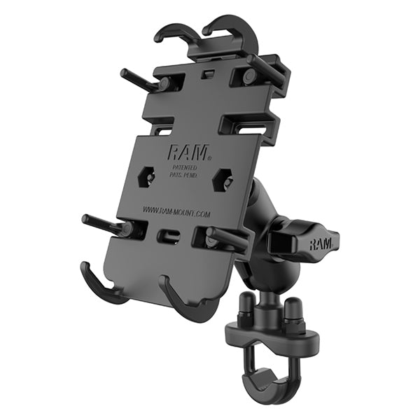 RAM MOUNTS PHONE HOLDER QUICK-GRIP W/SHORT ARM RAM-B-149Z-A-PD3