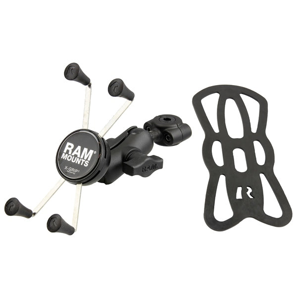 RAM MOUNTS HANDLEBAR MOUNT X-GRIP LARGE PHONE SHORT RAM-B-408-37-62-A-UN10
